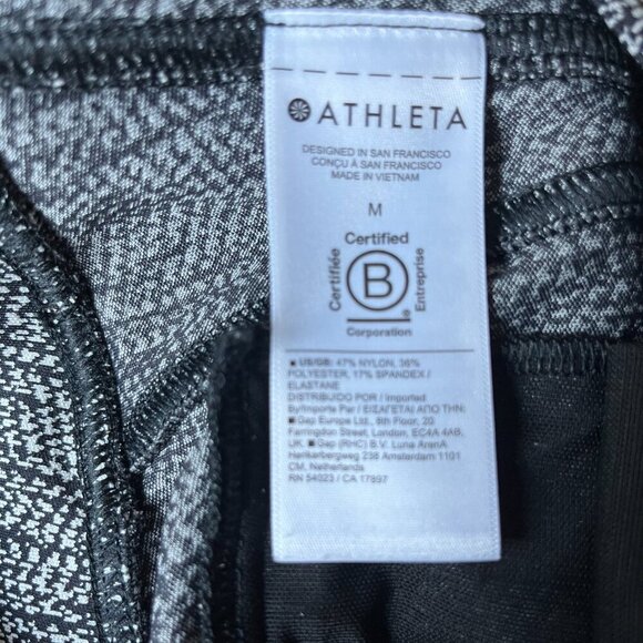 Athleta Delancey Herringbone **Leggings** Women **Moisture-Wicking** - Picture 3 of 12